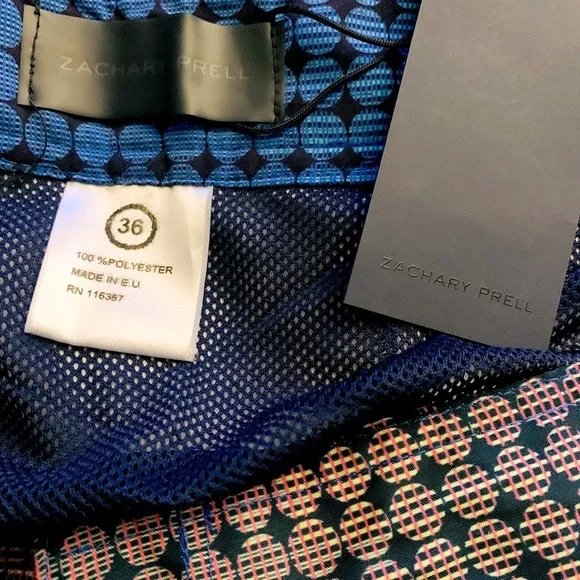Zachary Prell Arroyo Circle Print Swim Trunks NWT - Picture 8 of 13